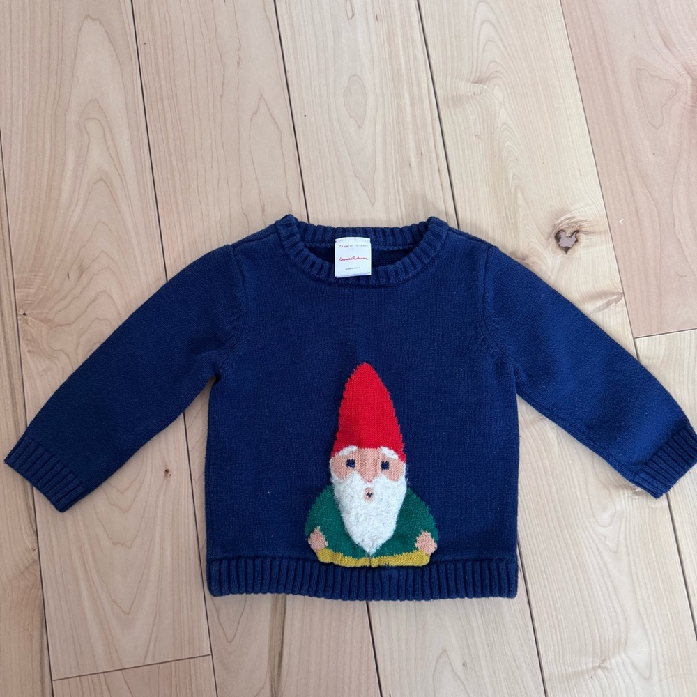 Hanna Andersson Blue Gnome Knit Sweater‎